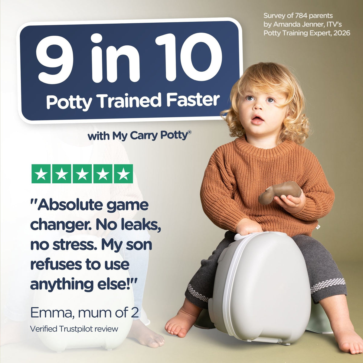 Pearl Grey My Carry Potty®