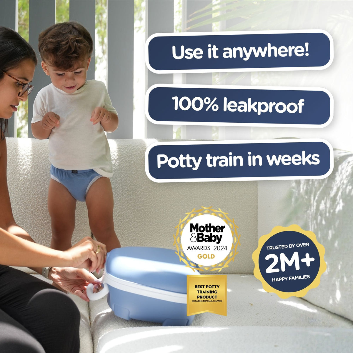 Ocean Blue My Carry Potty®