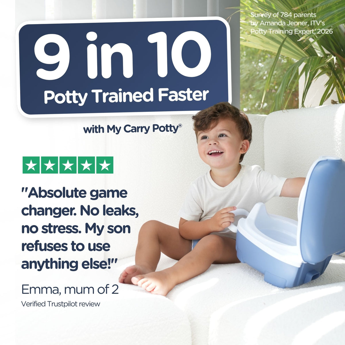 Ocean Blue My Carry Potty®