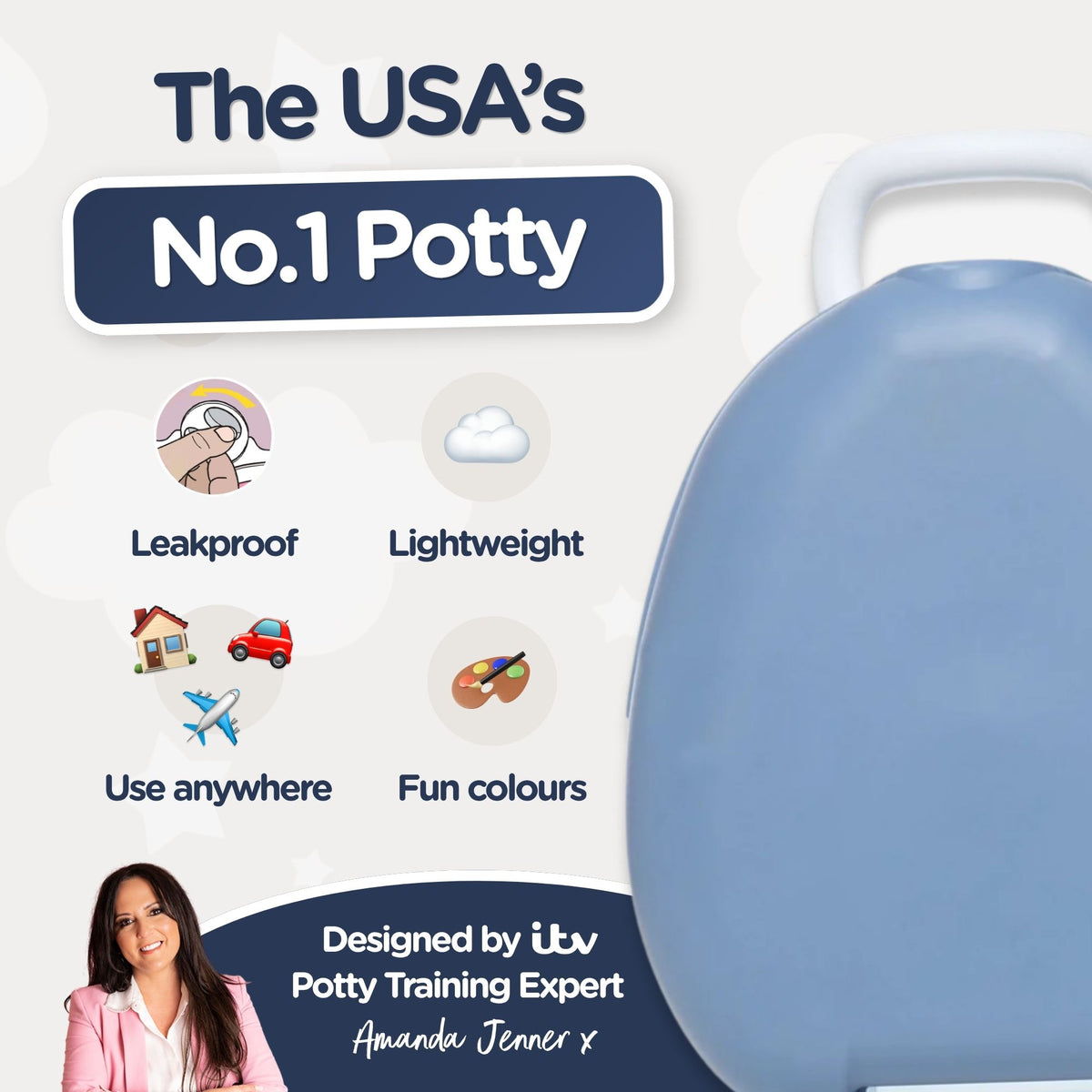 Ocean Blue My Carry Potty®
