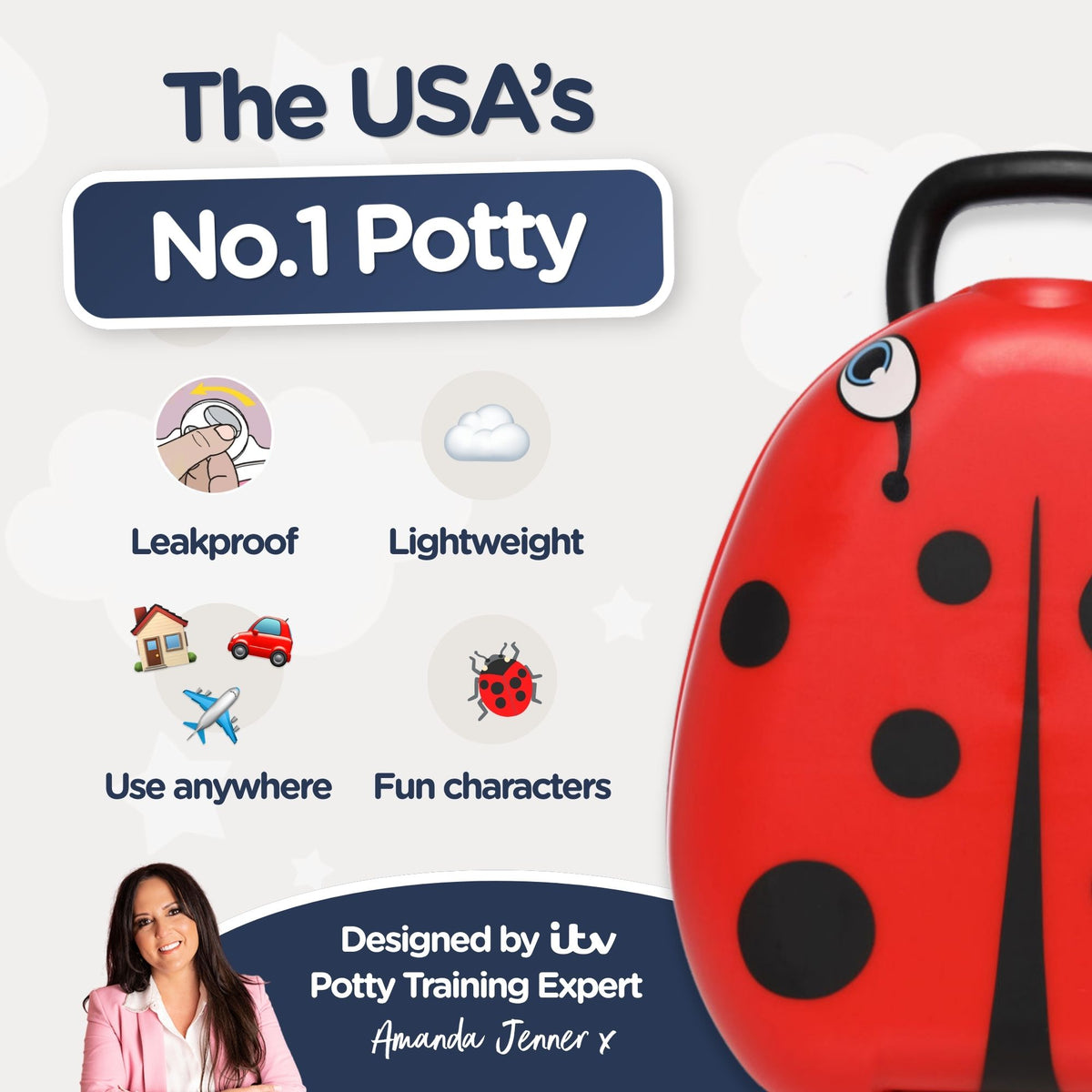 Ladybug My Carry Potty®