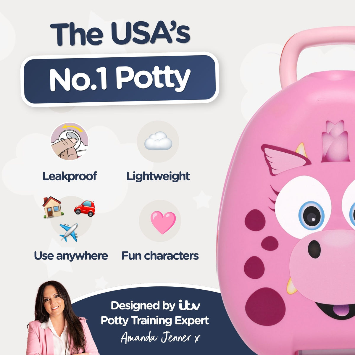 Pink Dragon My Carry Potty®