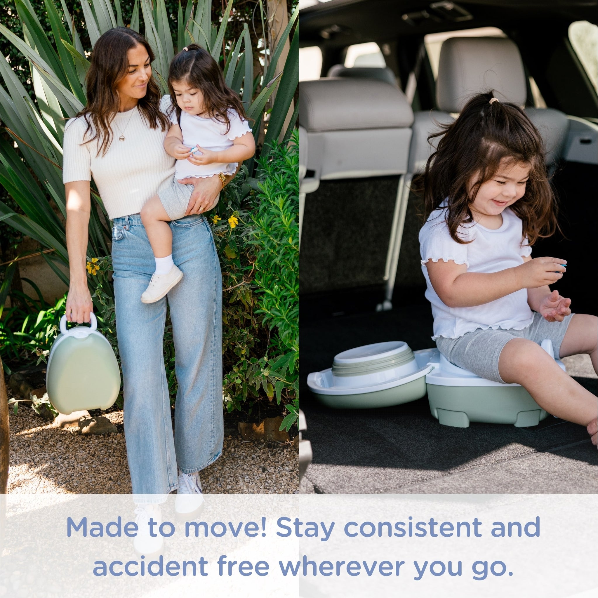 Backpack Potty Pink Portable Leakproof Potty for Easy Potty Training - My Carry Potty US