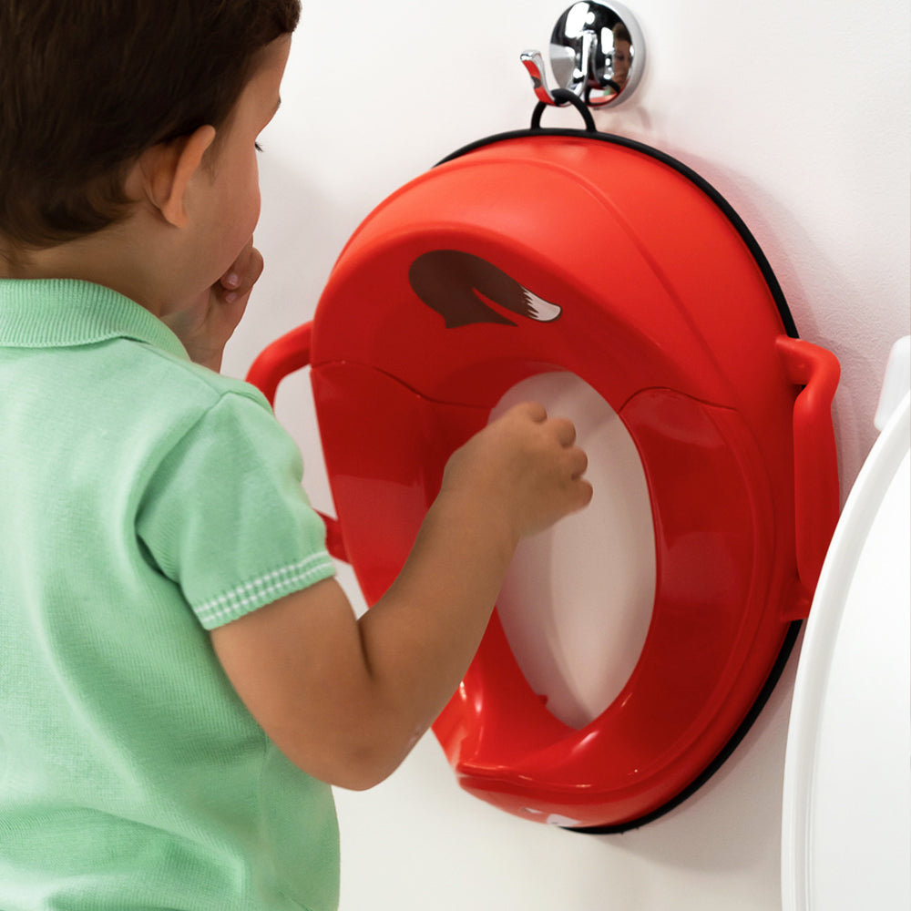 Potty Training Toilet Seat for Toddlers Hangable on Bathroom Wall