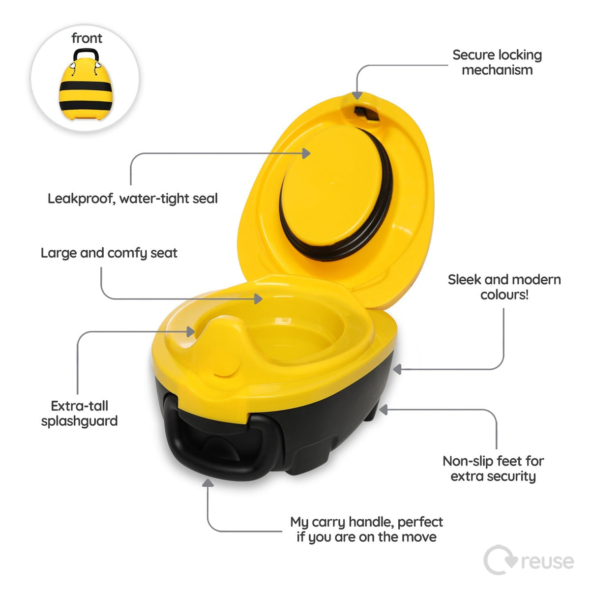 Bumblebee My Carry Potty® - My Carry Potty®