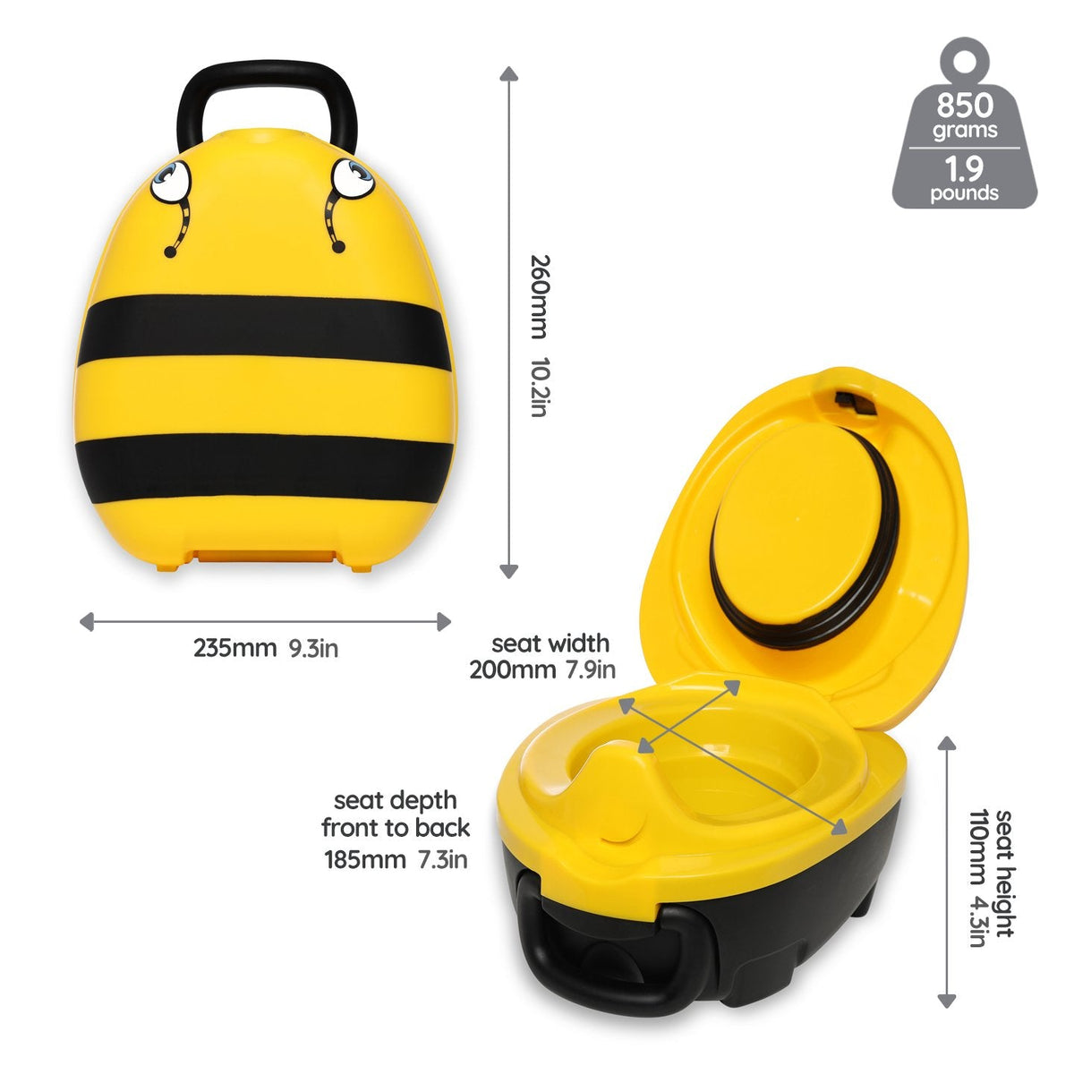 Bumblebee My Carry Potty® - My Carry Potty®