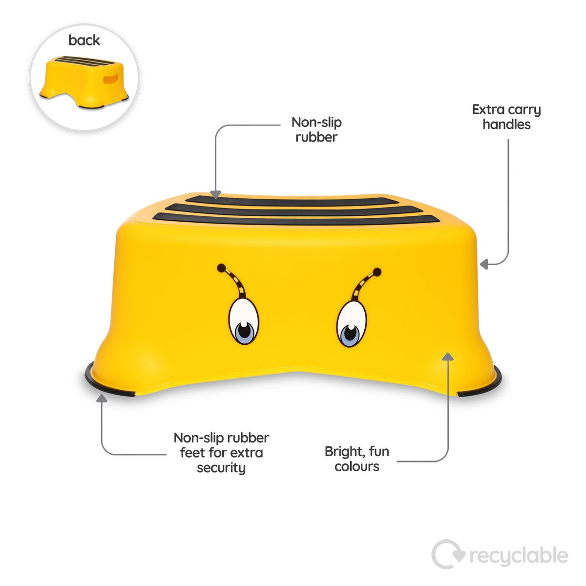 Bumblebee My Carry Potty®, My Little Trainer Seat &amp; My Little Step Stool - My Carry Potty®