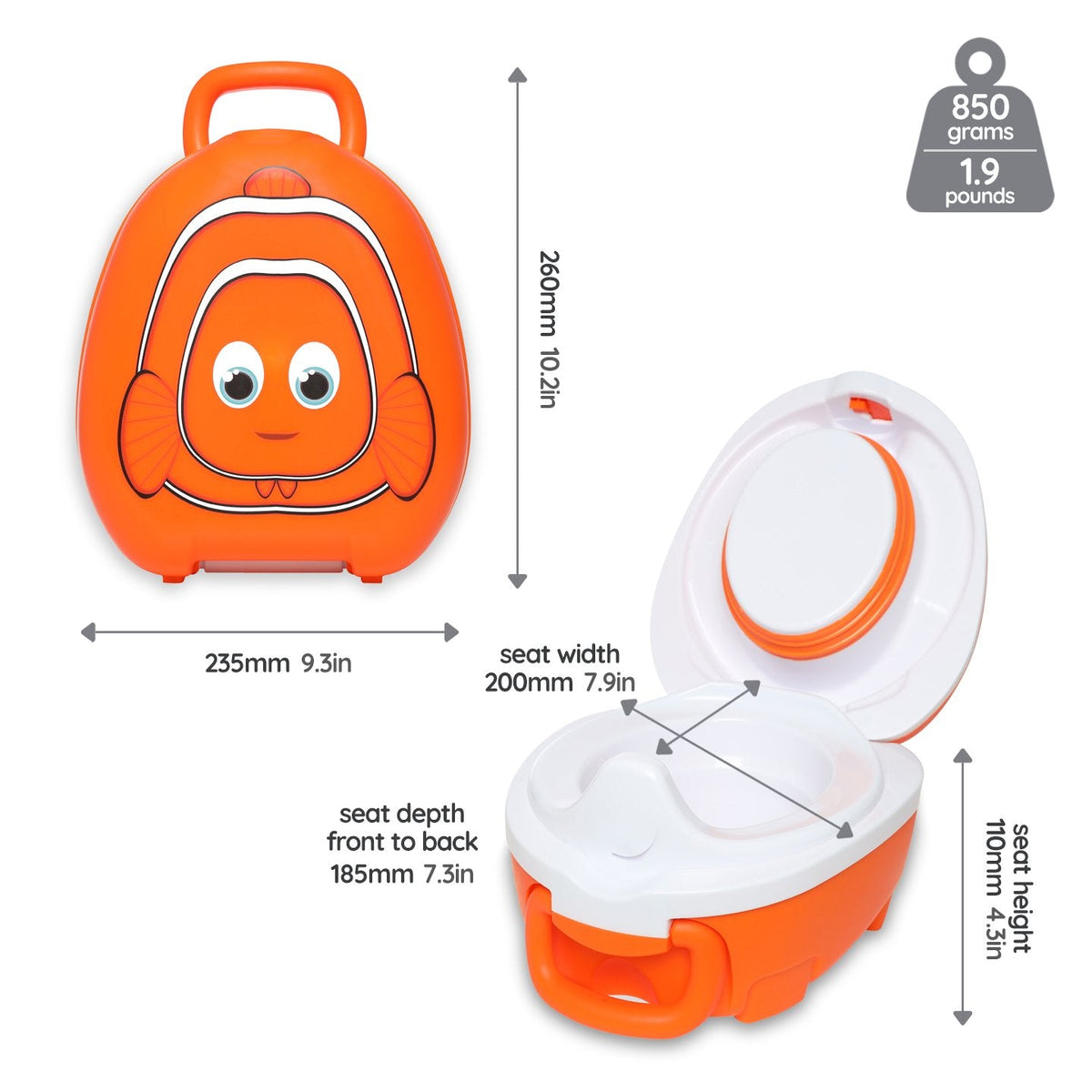 Clownfish My Carry Potty® - My Carry Potty®