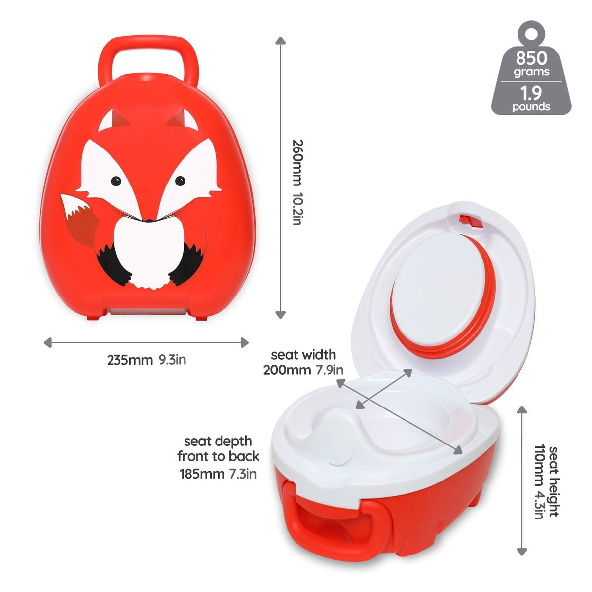 Fox My Carry Potty® - My Carry Potty®