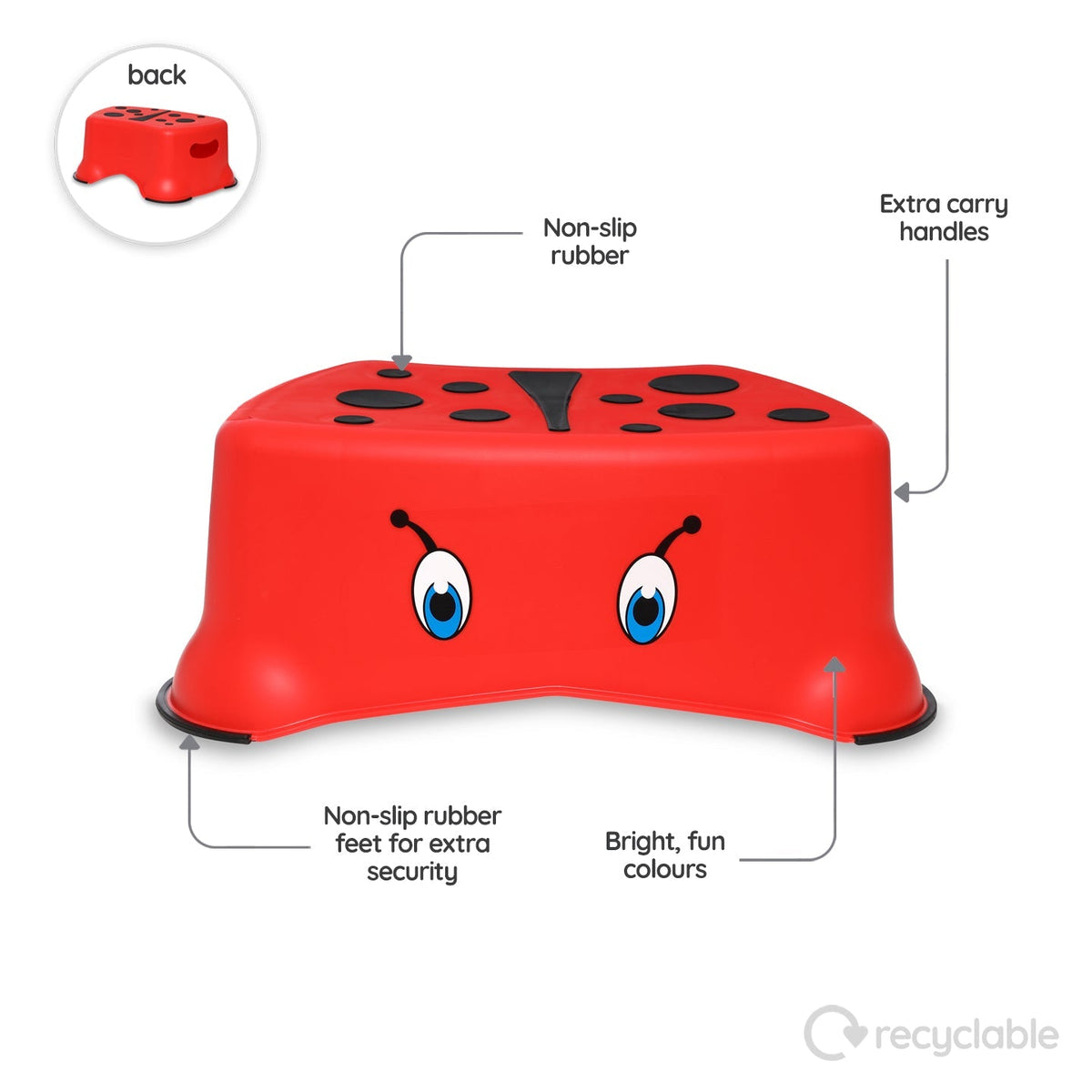 Ladybird My Little Step Stool - My Carry Potty®