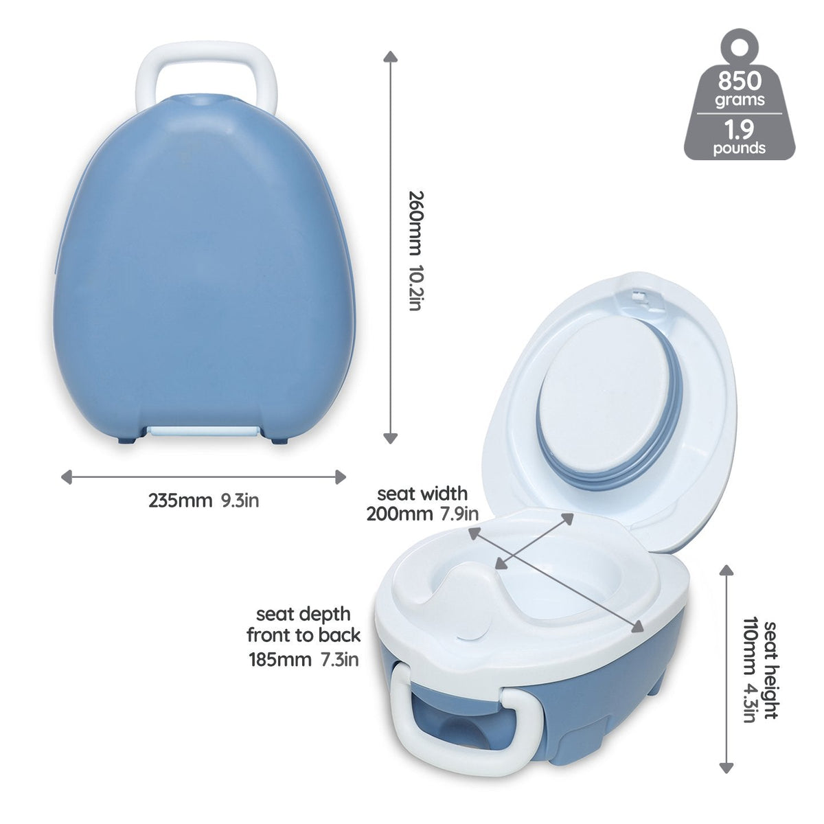 Ocean My Carry Potty® - My Carry Potty®