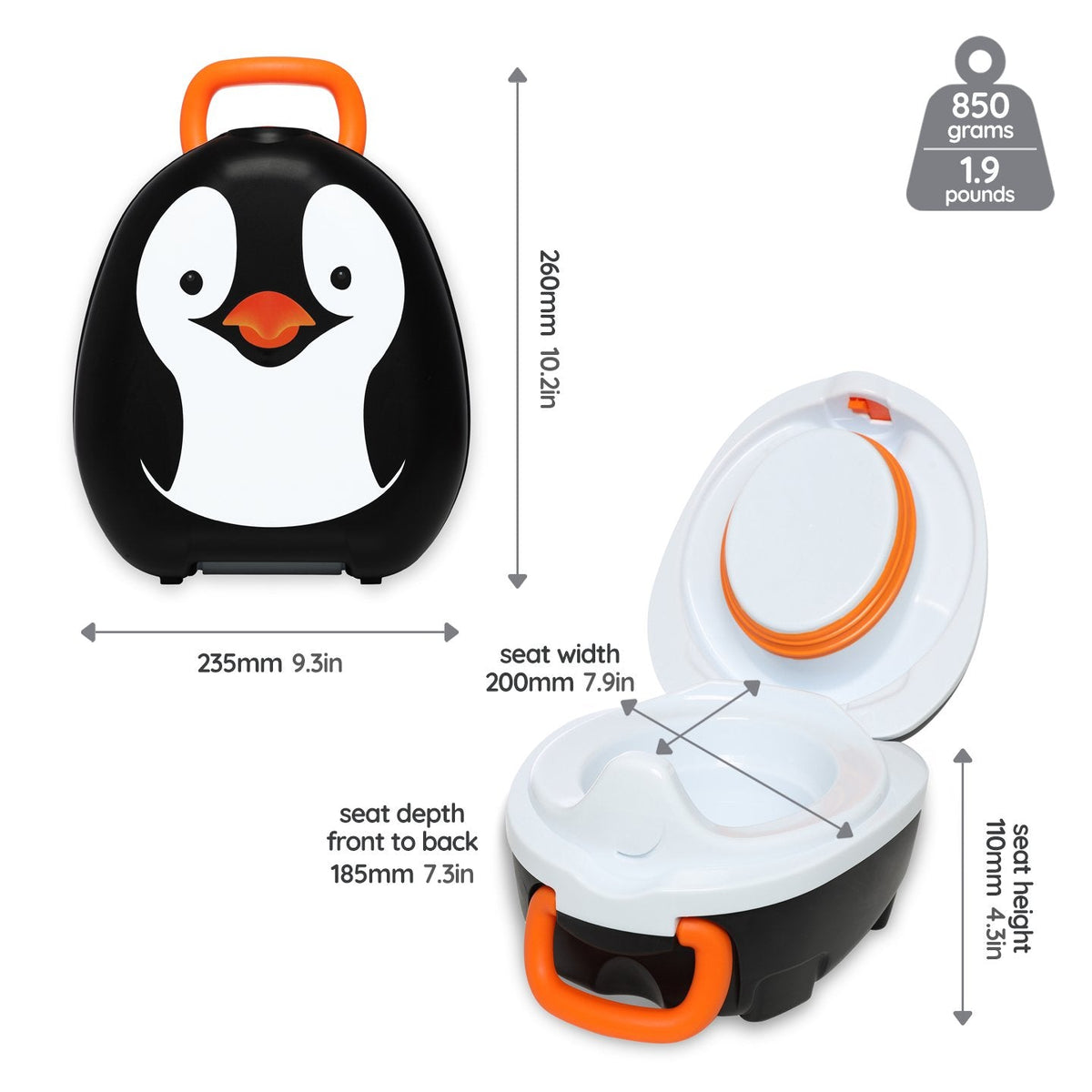 Penguin My Carry Potty® - My Carry Potty®