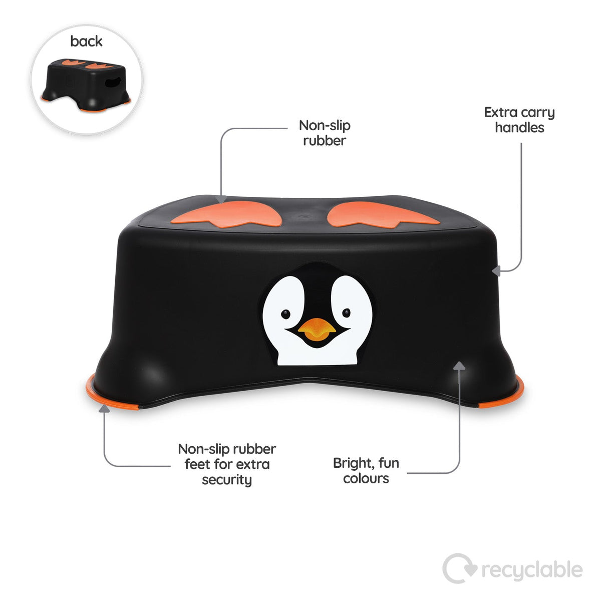 Penguin My Little Step Stool - My Carry Potty®