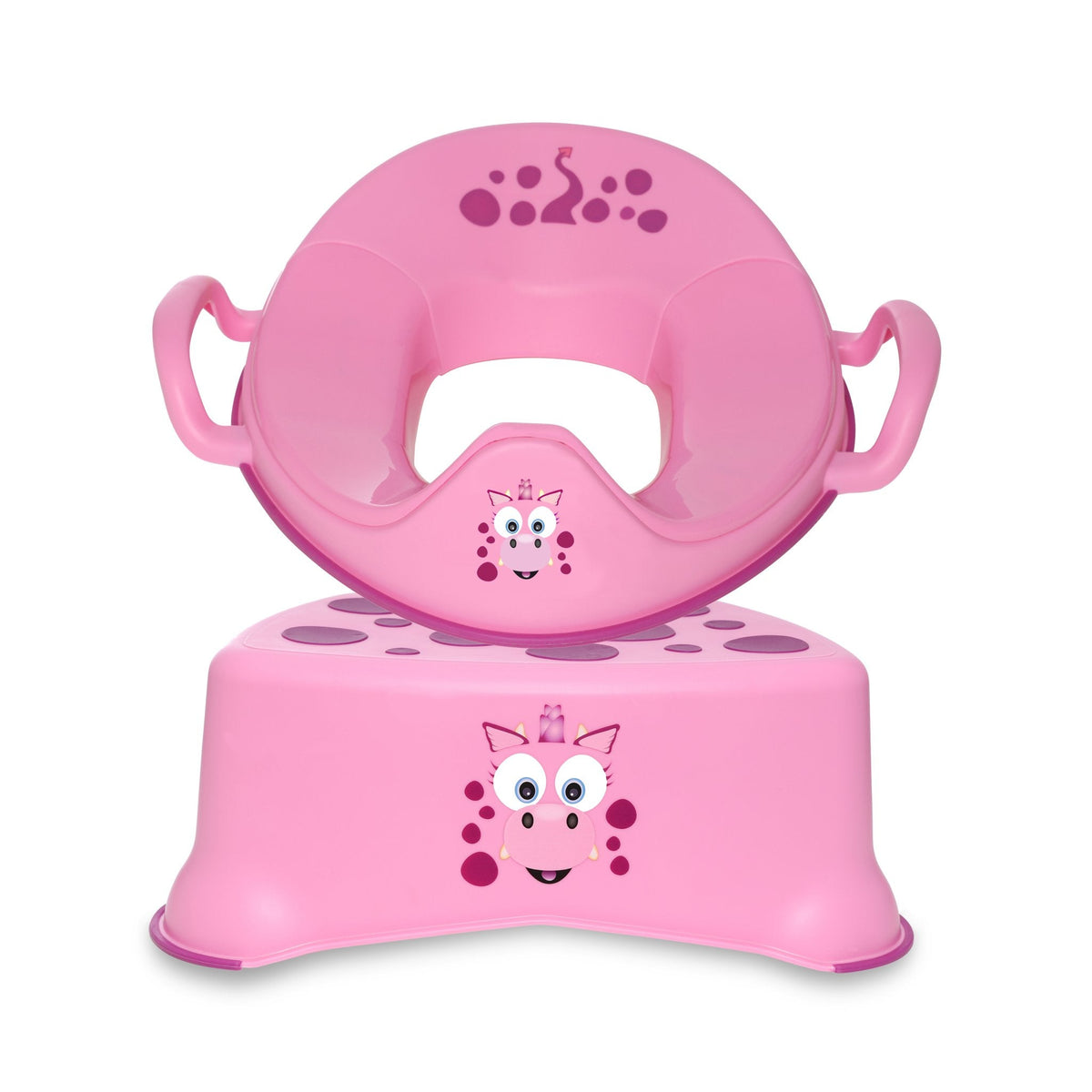 Pink Dragon Seat &amp; Stool Bundle - My Carry Potty®